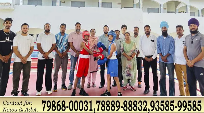 खेड़ां वतन पंजाब दियां-2026: गॉडविन स्कूल घल्लू में जिला स्तरीय बॉक्सिंग मुकाबले