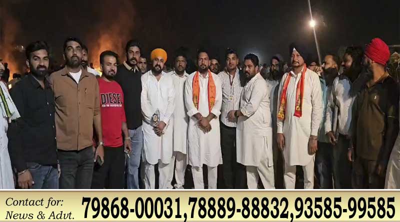 फाजिल्का में 50 सरपंचों के साथ दशहरा समारोहों में पहुंचे संदीप सिंह भट्टी