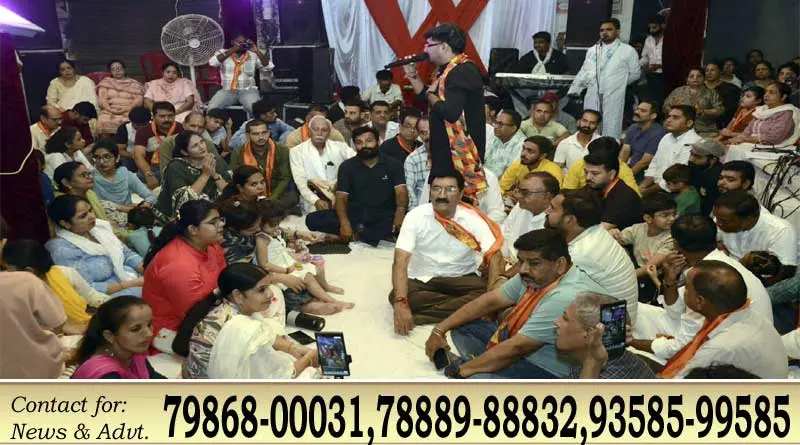 फाजिल्का गणेश उत्सव में बाबा श्याम के भजनों पर झूमे श्रद्धालु