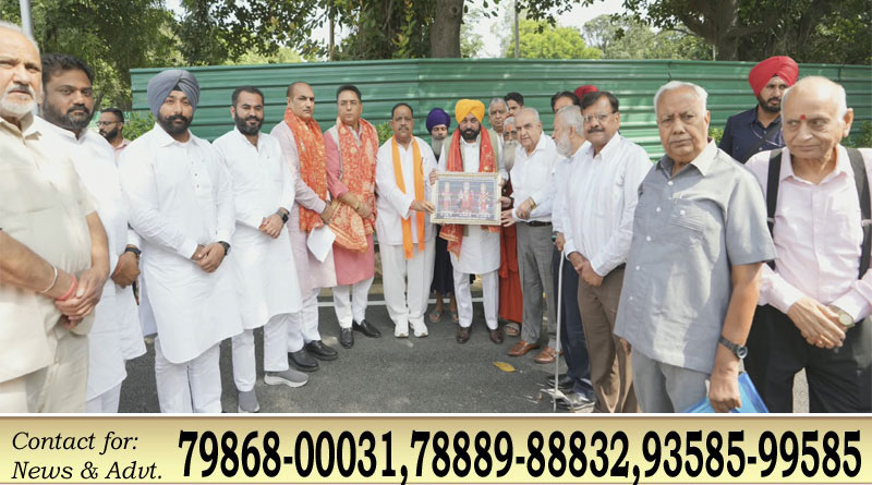 फाजिल्का गौशाला के उत्थान के लिए CM भगवंत मान से मिले विधायक सवना