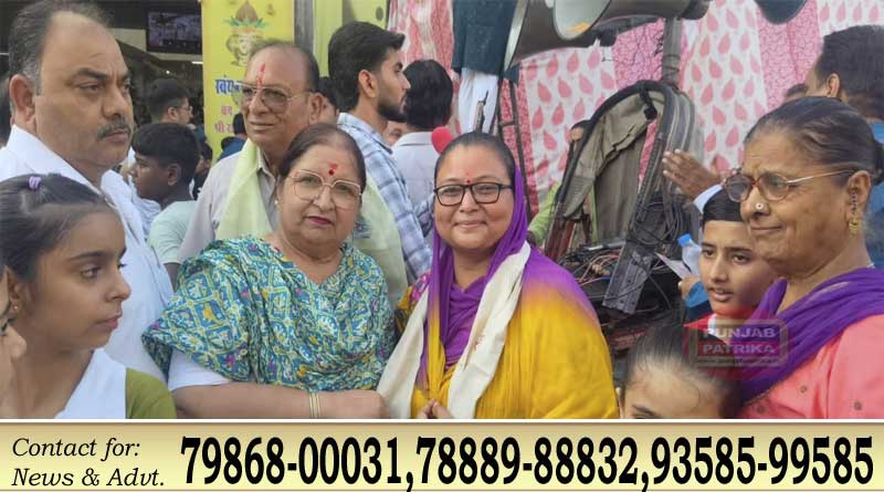 फाजिल्का में लाडली सरकार मंदिर की गणेश शोभायात्रा, शामिल हुईं पूजा लूथरा सचदेवा