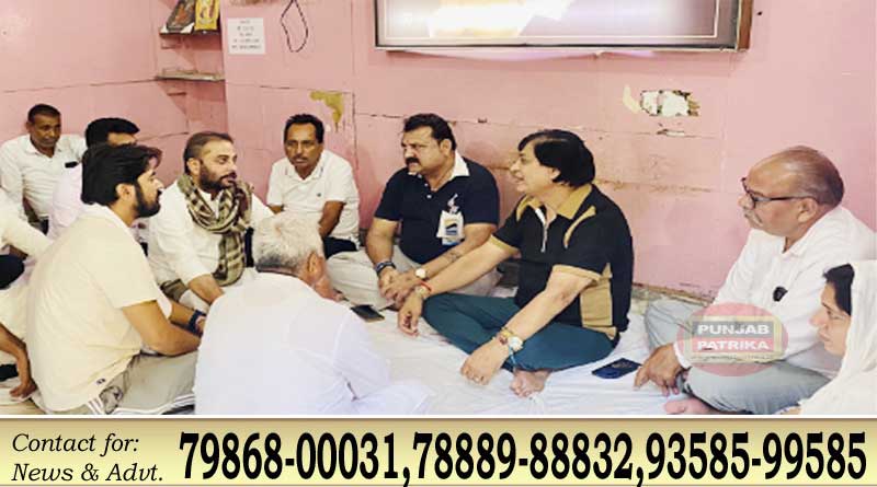 पूर्व विधायक आवला और पूर्व नगर कौंसिल प्रधान विक्की चौधरी ने सेठी परिवार से जताया शोक